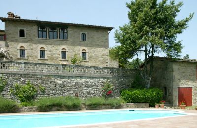 Kaštieľ na predaj Caprese Michelangelo, Toscana, Exteriérový pohľad