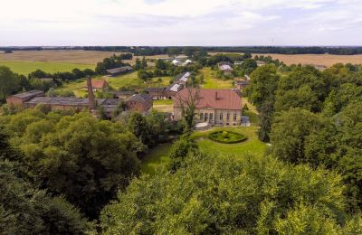 Zámok na predaj Przybysław, województwo zachodniopomorskie, Zámocký park