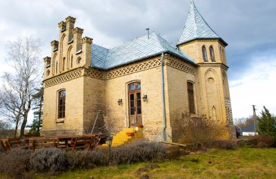 Historická vila na predaj Chmielniki, województwo kujawsko-pomorskie:  Pohľad zo zadnej strany