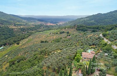 Vidiecky dom na predaj Loro Ciuffenna, Toscana:  RIF 3098 Panoramablick