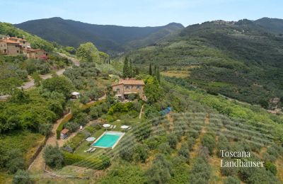 Vidiecky dom na predaj Loro Ciuffenna, Toscana:  RIF 3098 Blick auf Rusticos