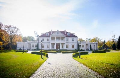 Kaštieľ na predaj Zborów, Kownackiej 33, województwo wielkopolskie:  Pohľad z prednej strany