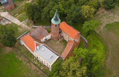 Hrad na predaj Karłowice, Zamek w Karłowicach, województwo opolskie, Fotografia Drona