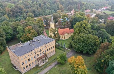 Zámok na predaj powiat gorzowski, gmina Witnica, Dąbroszyn, Pałac w Dąbroszynie, Lubusko, © Stowarzyszenie Templum