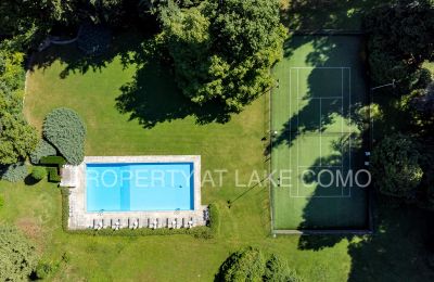 Historická vila na predaj Griante, Lombardsko, Shared Pool and Tennis cours