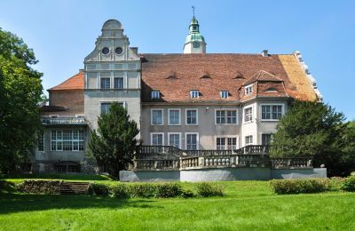 Zámok na predaj Płoty, Nowy Zamek, województwo zachodniopomorskie, Pohľad zo zadnej strany