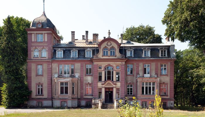 Zámok na predaj Brzeźnica, województwo lubuskie,  Poľsko