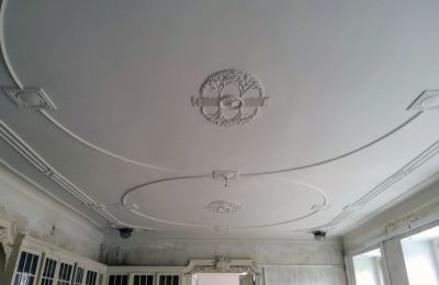 Zámok na predaj Gościeszyn, Pałac w Gościeszynie, Veľkopoľsko, Štuková výzdoba
