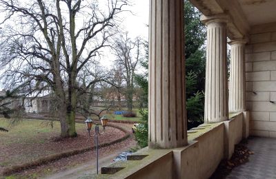 Zámok na predaj Gościeszyn, Pałac w Gościeszynie, Veľkopoľsko, Balkón