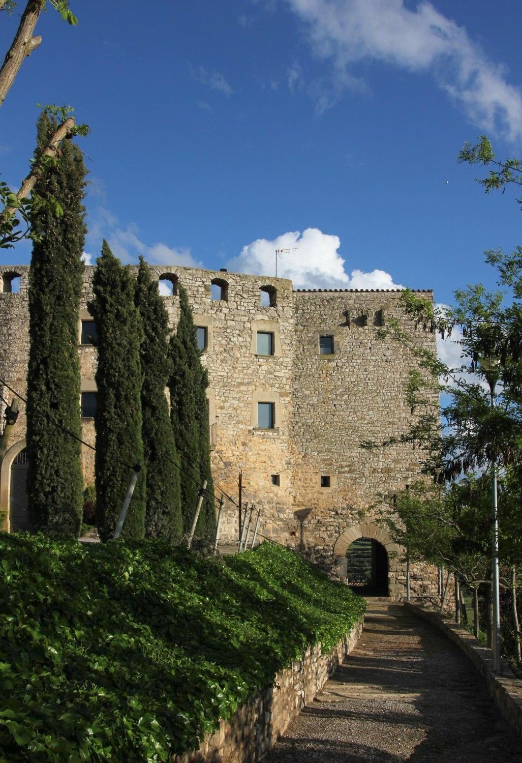 Fotky Hrad v Katalánsku z 12. storočia