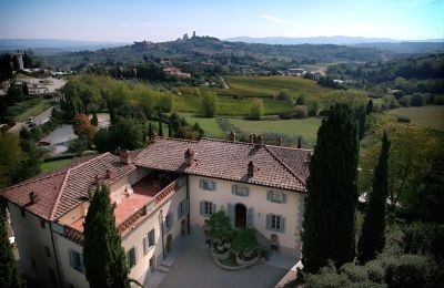 Historická vila na predaj San Gimignano, Toscana,, Fotografia Drona
