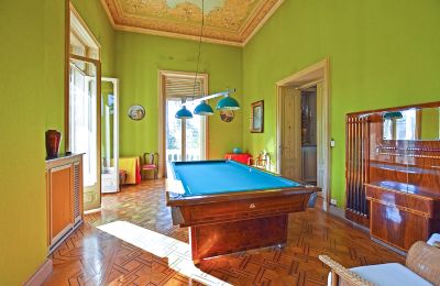 Historická vila na predaj Liguria, Biliardová miestnosť