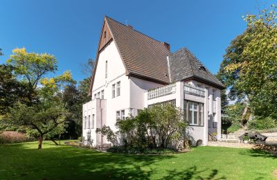Historická vila na predaj 13465 Frohnau, Berlin,, Rückseite mit Terrasse 