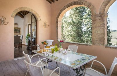 Historická vila na predaj Torrenieri, Toscana, Terasa