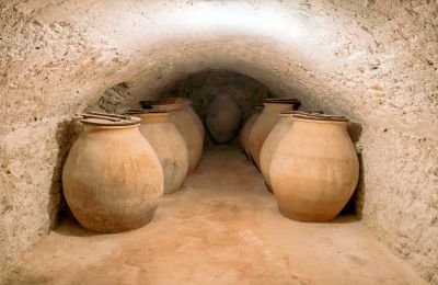 Historické domy v Kastílii: Casa de la Cúpula, Vínna pivnica
