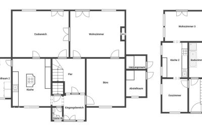 Historická vila na predaj Bonn, Nordrhein-Westfalen, Erdgeschoss