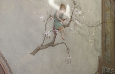 Historická vila na predaj Faido, Ticino, affresco