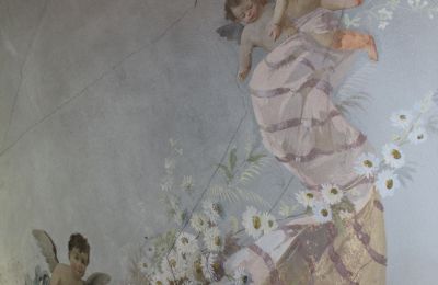 Historická vila na predaj Faido, Ticino, affresco