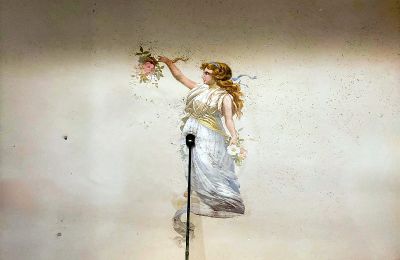 Mestský palác na predaj Ribera, Roma 37, Sicilia, Affresco su soffitto