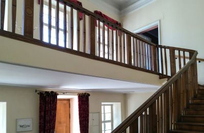 Zámok na predaj Siedlec, Pałac w Siedlcu, Veľkopoľsko, Veľké schodisko