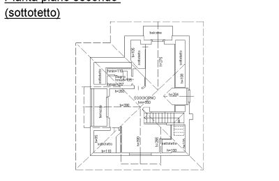 Historická vila na predaj 28838 Stresa, via Principe di Piemonte, Piemont, Floorplan 2° floor