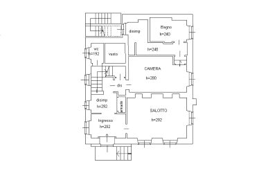 Historická vila na predaj 28838 Stresa, via Principe di Piemonte, Piemont, Floorplan Groundfloor