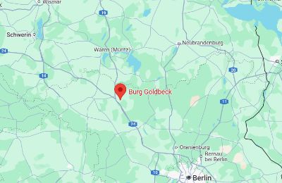 Hrad na predaj 16909 Goldbeck, Goldbecker Burgstraße  1, Brandenburg, Okolie nehnuteľnosti