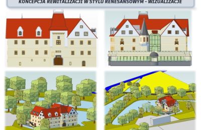 Zámok na predaj Komorowice, Wrocławska 27, Dolné Sliezsko, Visualización