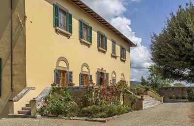 Historisk villa till salu Bagno a Ripoli, Toscana, Sidovy