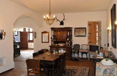 Zámok na predaj 84375 Kirchdorf am Inn, Hofmarkstraße 2, Bayern, 1. Stock: Esszimmer (Blick zum Eingang)
