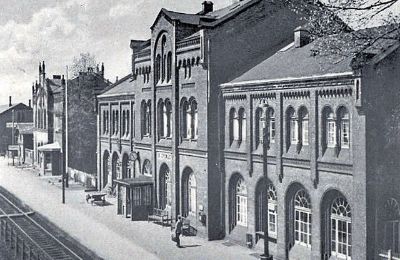 Historická nehnuteľnosť na predaj 49356 Diepholz, Am Bahnhof  1, Niedersachsen, Bahnhofsgeäude Rückseite ca. 1930