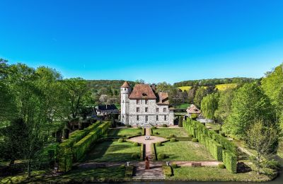 Hrad na predaj 76000 Rouen, Normandie, Pohľad zo zadnej strany