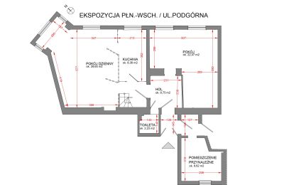 Nehnuteľnosť Poznań, Pôdorys 1