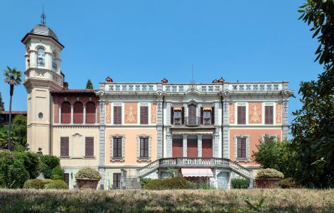 Belgirate, Villa Conelli, SS33 del Sempione - Villa Canelli v Belgirate, jazero Maggiore