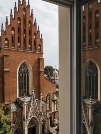 Apartmán v historickom mestskom dome v Krakove, Plac Dominikański, Kraków, Malopoľsko