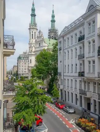 3-izbový byt v historickej mestskej budove v centre Varšavy, Warszawa, Mazovsko